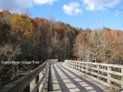 Guest River Gorge Trail Near Coeburn, VA